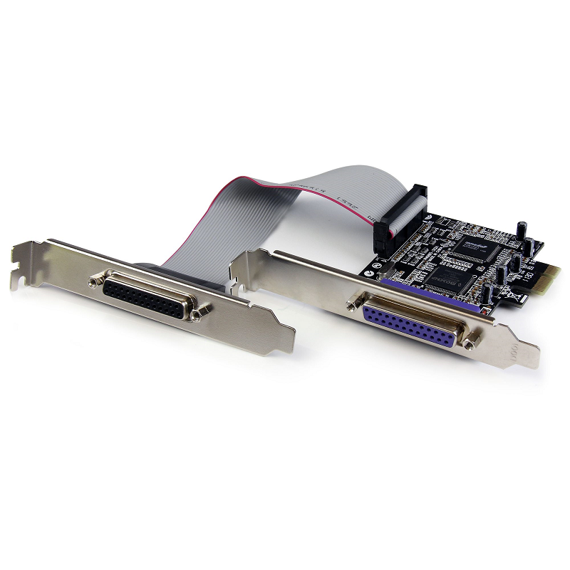 StarTech PEX2PECP2 2 Port PCI Express / PCI-e Parallel Adapter Card - IEEE 1284